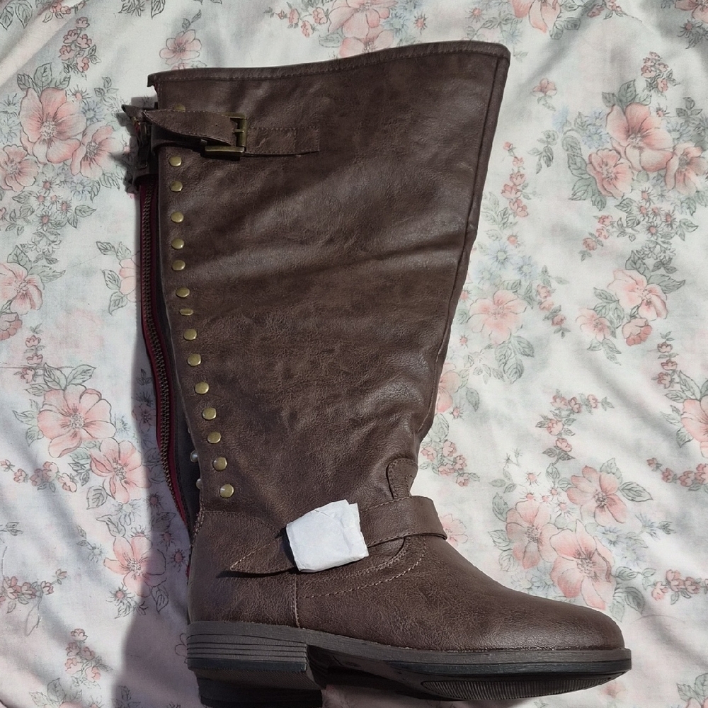 Womens Brown Midcalf Boots